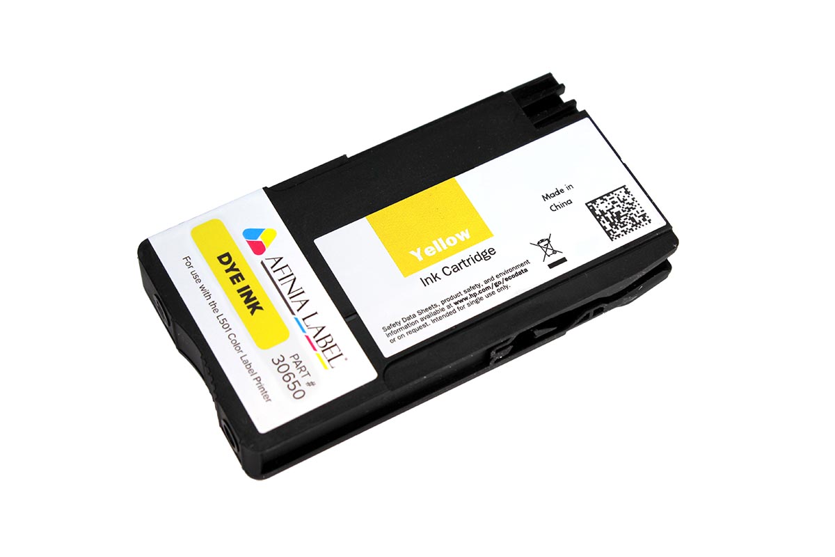 L501-Inks-Dye-Y-30650 Касета с мастило на водна база за Afinia L501 / L502 – Жълто - Image 1