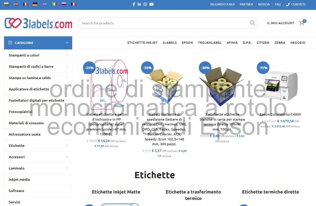 stampante a rotolo economica