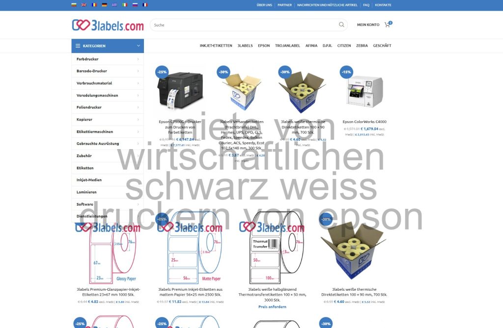 wirtschaftlicher drucker