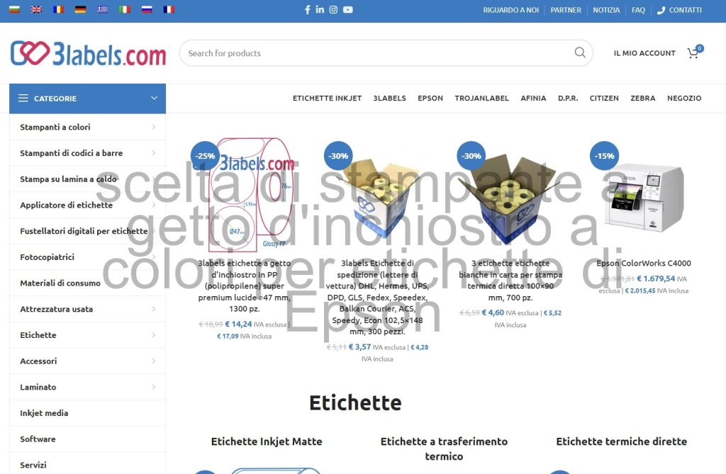 stampante economica per etichette